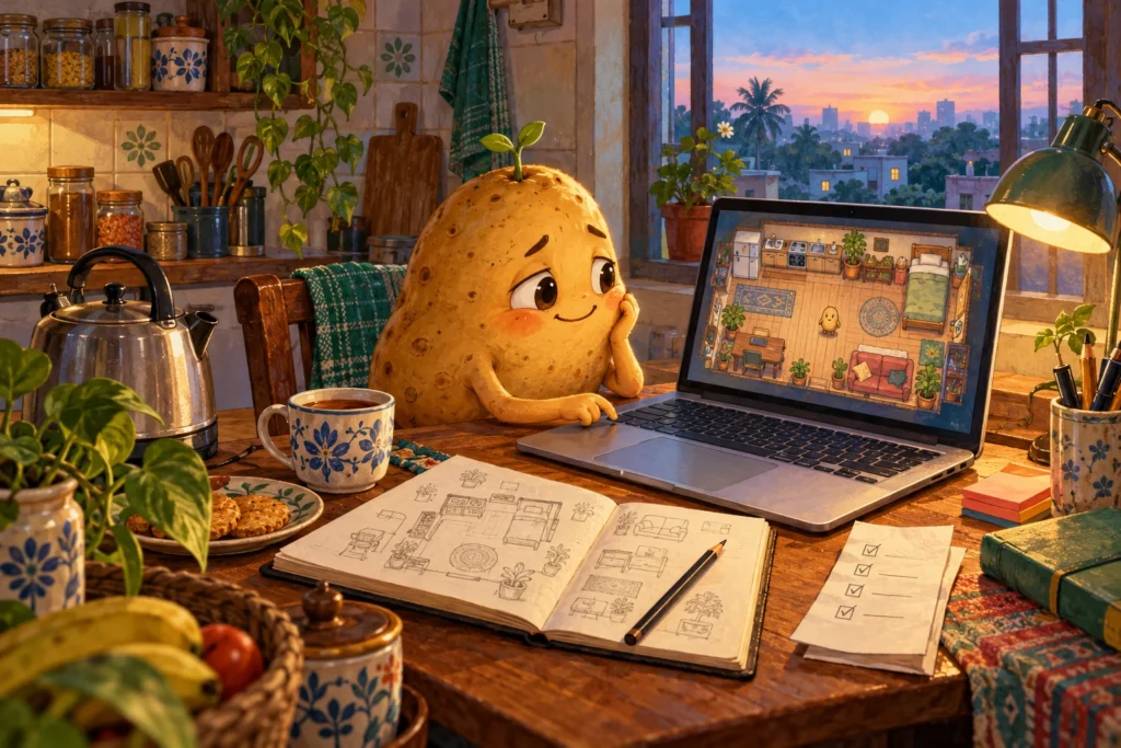 The Potato Who Finally Pressed Publish